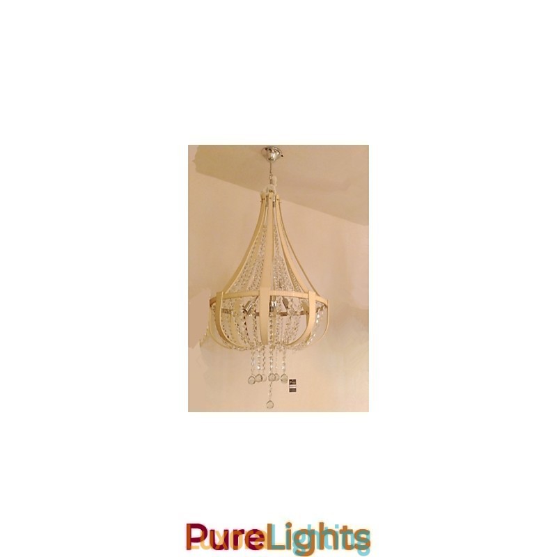 Designer Touch Decorative Post Modern Luxury Leather Crystal Creative Lron Chandelier