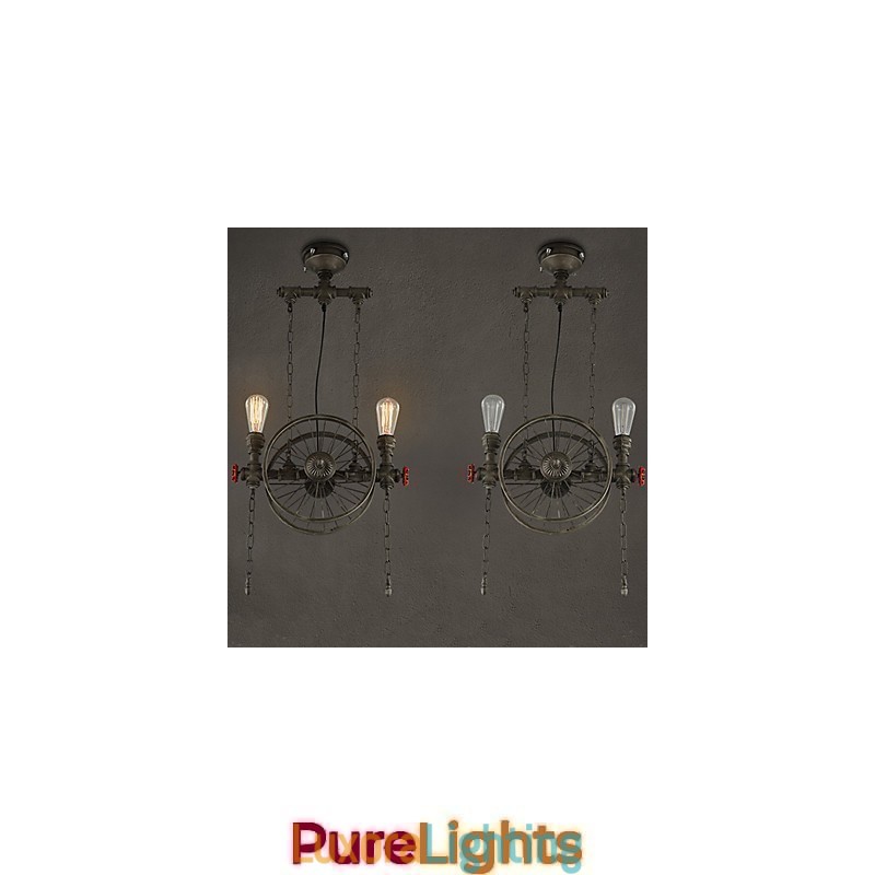 Designer Touch Decorative American Iron wheel Chandelier