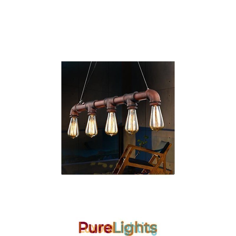 Designer Touch Decorative American Country Industrial Porch Loft Conduit Droplight