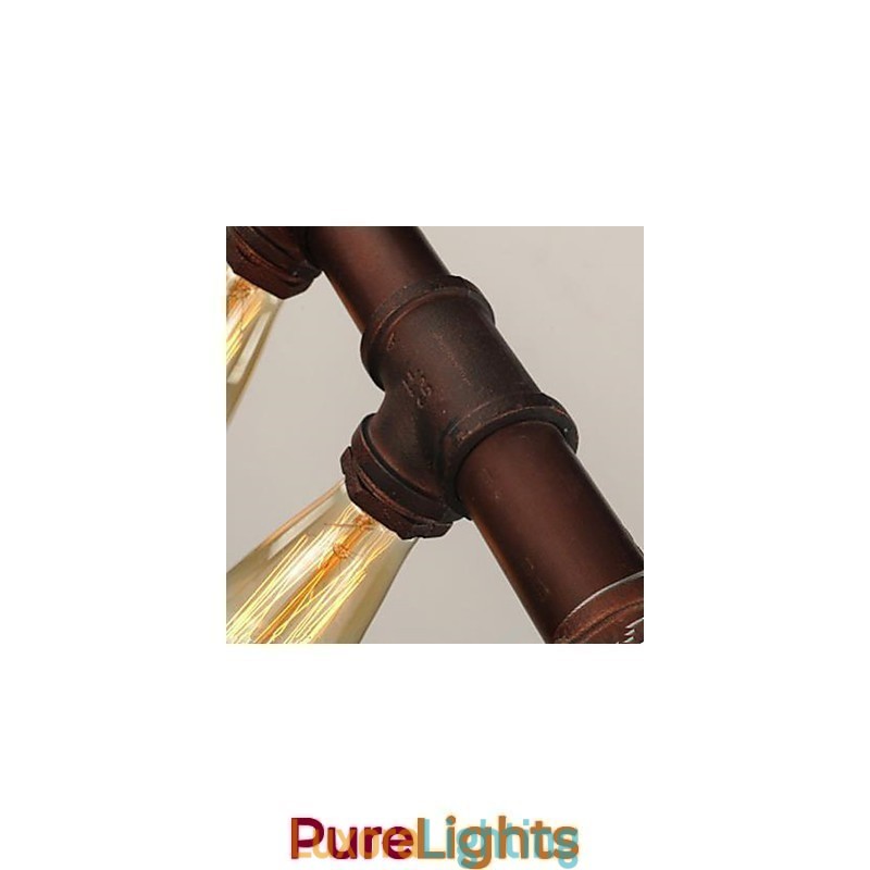 Designer Touch Decorative American Country Industrial Porch Loft Conduit Droplight