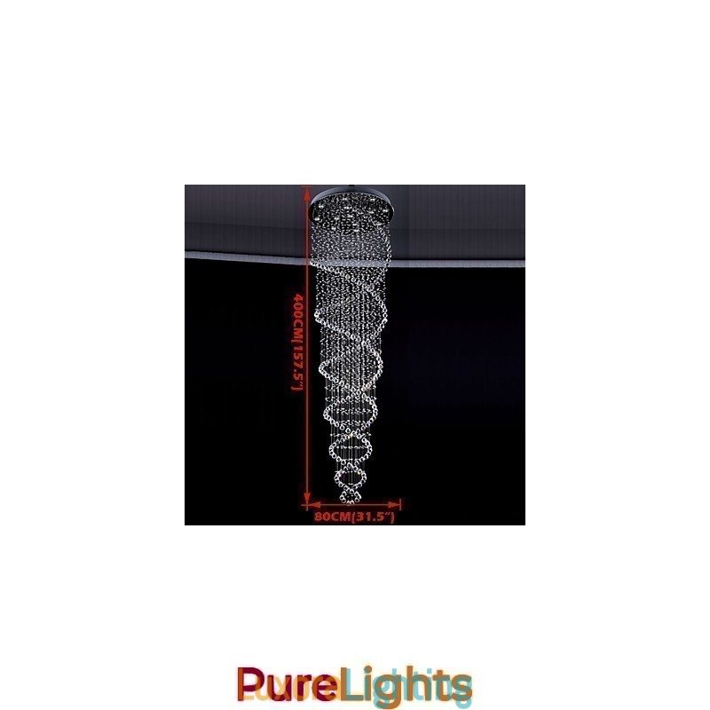 Designer Touch Decorative Ceiling Crystal Pendant Lighting Lamps 13 Lights Modern Silver Canpoy Transparent K9 Crystal Fixtures