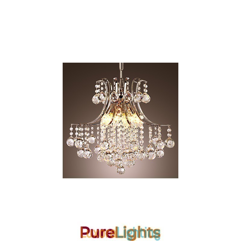 Designer Touch Decorative Pendant Light Luxury Modern Crystal Living 6 Lights