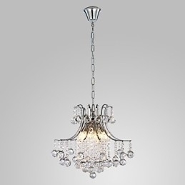 Designer Touch Decorative Pendant Light Luxury Modern Crystal Living 6 Lights