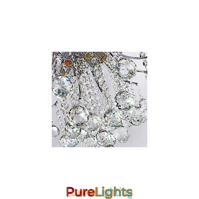 Designer Touch Decorative Pendant Light Luxury Modern Crystal Living 6 Lights