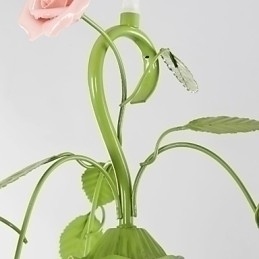 Designer Touch Decorative Valentine'S Day Garden Flowers And Plants Absorb Dome Light