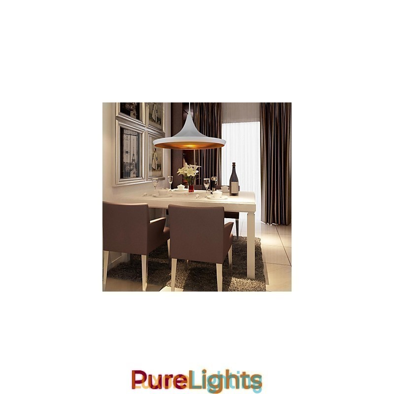 Designer Touch Decorative Modern Contemporary Country Retro Painting Metal Pendant Light