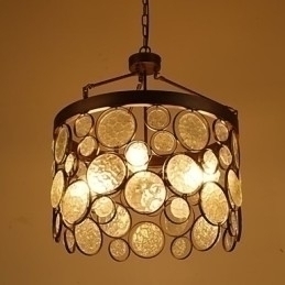 Designer Touch Decorative Vintage Iron Glass Chandelier