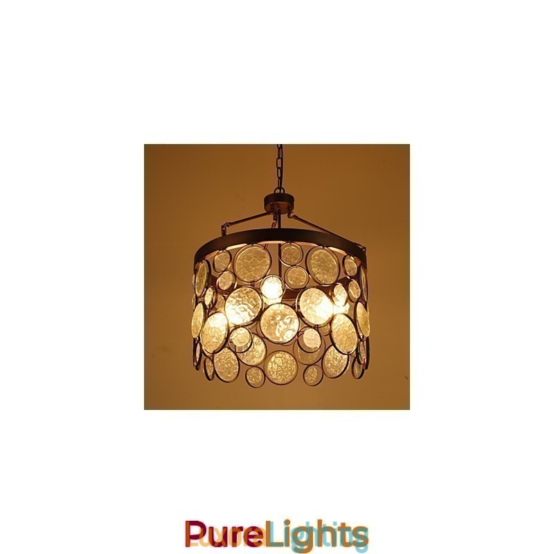 Designer Touch Decorative Vintage Iron Glass Chandelier