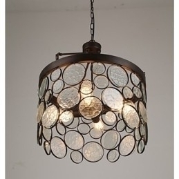 Designer Touch Decorative Vintage Iron Glass Chandelier