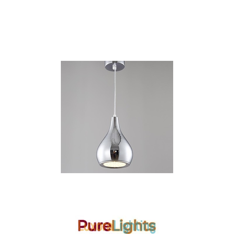 Designer Touch Decorative Modern Contemporary Globe Electroplated Metal Pendant Light