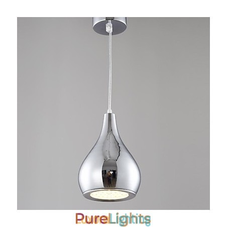 Designer Touch Decorative Modern Contemporary Globe Electroplated Metal Pendant Light