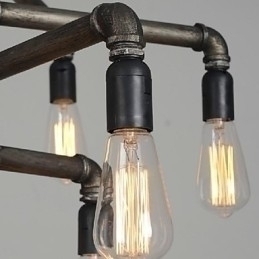 Designer Touch Decorative Traditional Classic Vintage Retro Lantern Country Painting Metal Pendant Light