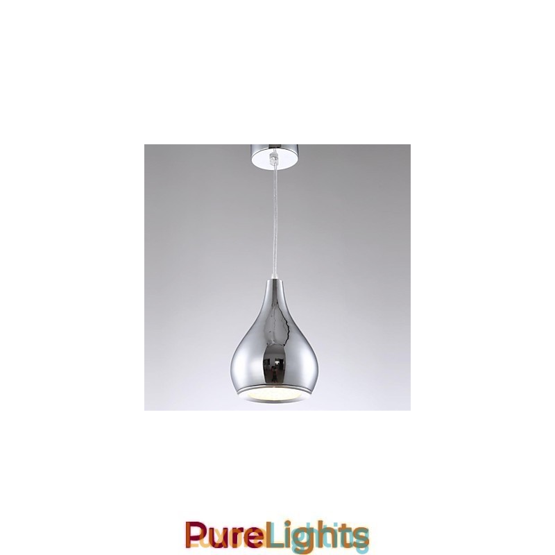 Designer Touch Decorative Modern Contemporary Globe Electroplated Metal Pendant Light