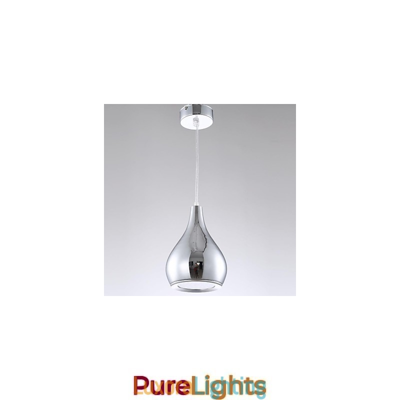 Designer Touch Decorative Modern Contemporary Globe Electroplated Metal Pendant Light