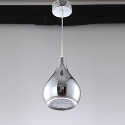 Designer Touch Decorative Modern Contemporary Globe Electroplated Metal Pendant Light