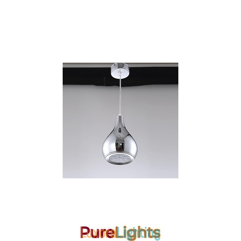 Designer Touch Decorative Modern Contemporary Globe Electroplated Metal Pendant Light