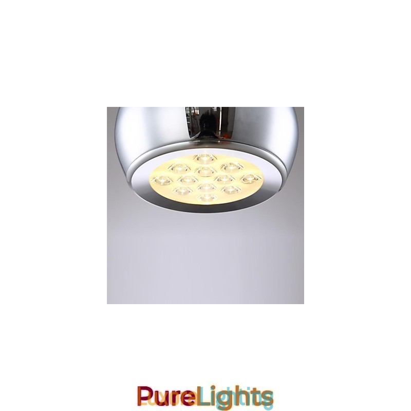 Designer Touch Decorative Modern Contemporary Globe Electroplated Metal Pendant Light