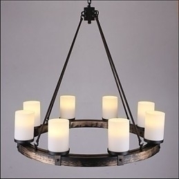 Designer Touch Decorative Vintage Old Wood Wooden Chandelier Do