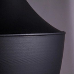 Designer Touch Decorative Streamlined Pendant Light in Black