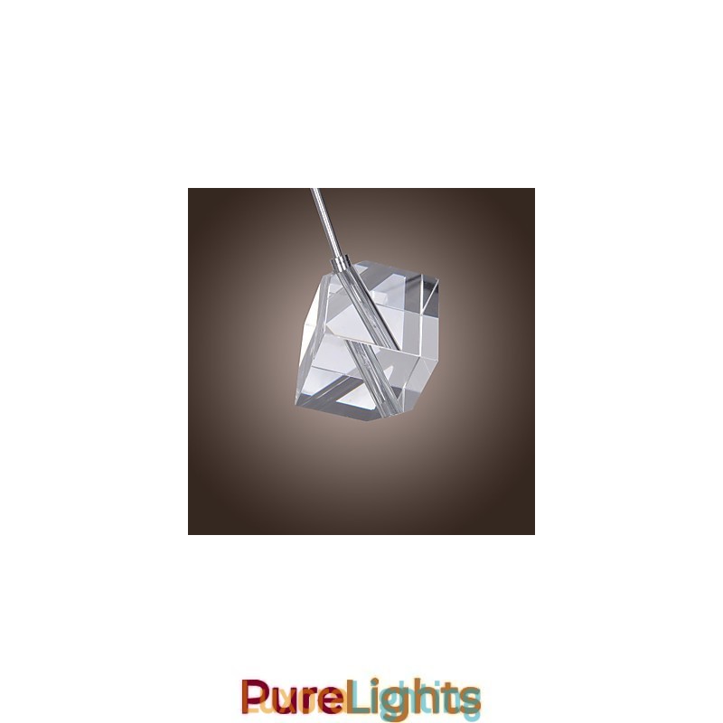 Designer Touch Decorative Modern Contemporary Island Crystal Chrome Pendant Light