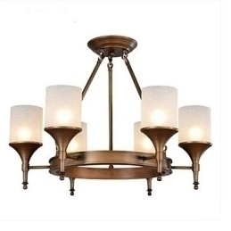 Designer Touch Decorative Retro Pastoral Wrought Iron Chandelier