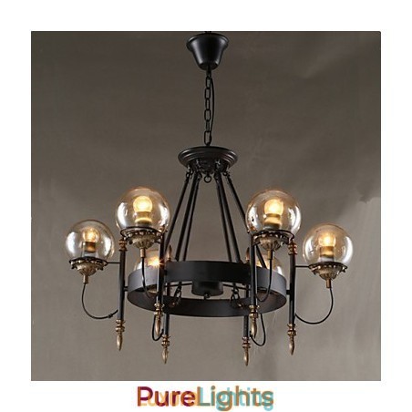 Designer Touch Decorative Art glass Ball Round Beanstalk Chandelier