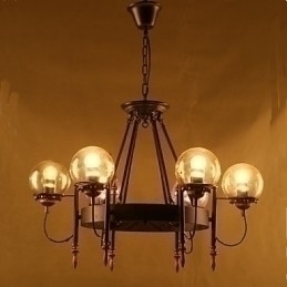 Designer Touch Decorative Art glass Ball Round Beanstalk Chandelier