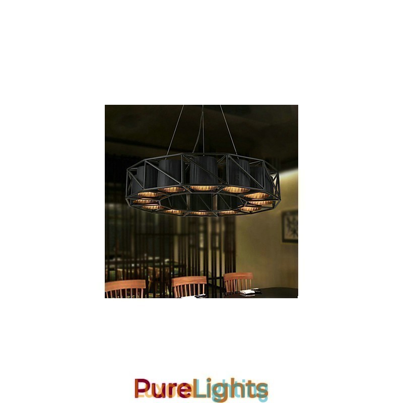 Designer Touch Decorative Vintage Country Painting Metal Pendant Light Garage