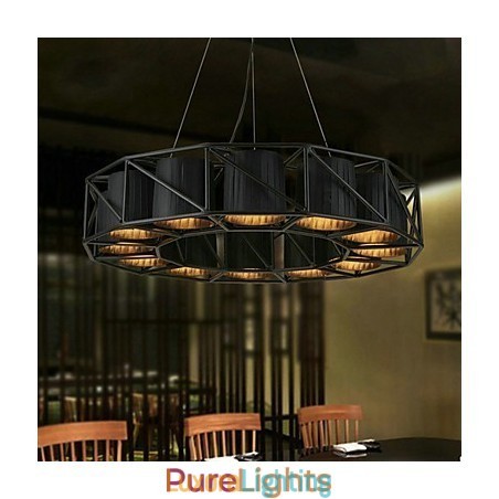 Designer Touch Decorative Vintage Country Painting Metal Pendant Light Garage