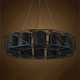 Designer Touch Decorative Vintage Country Painting Metal Pendant Light Garage