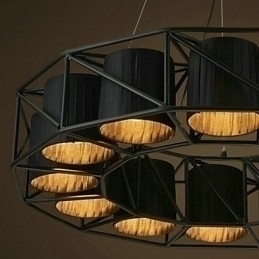 Designer Touch Decorative Vintage Country Painting Metal Pendant Light Garage