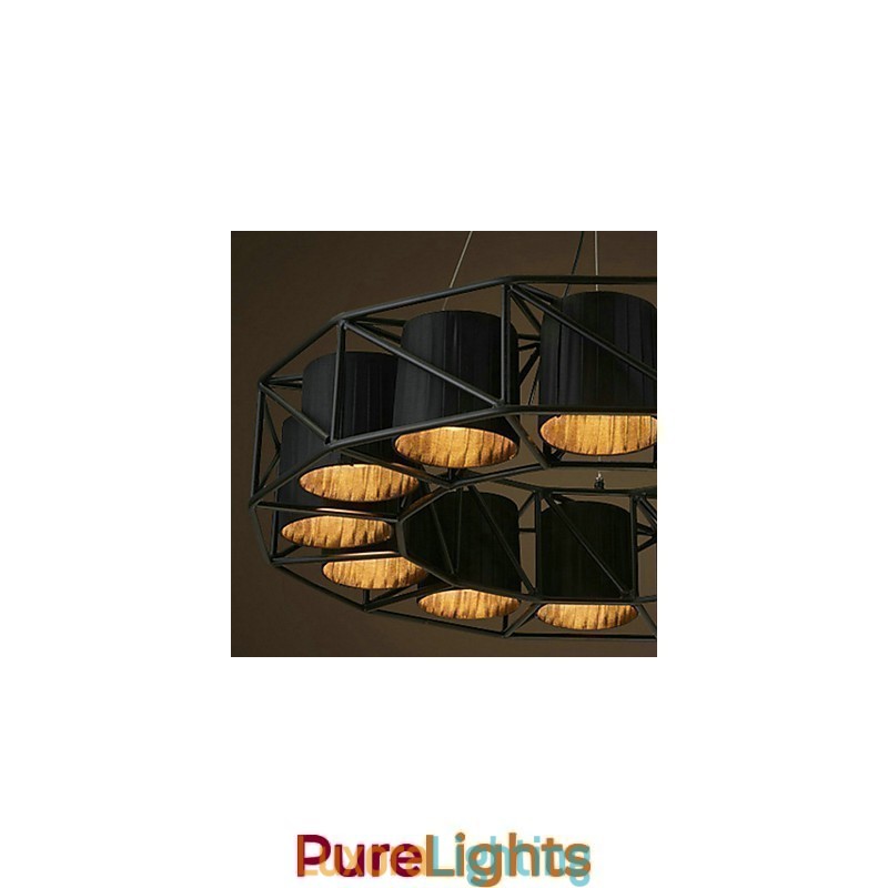 Designer Touch Decorative Vintage Country Painting Metal Pendant Light Garage