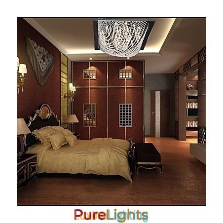 Designer Touch Decorative Traditional Classic Crystal Chrome Metal Chandelier