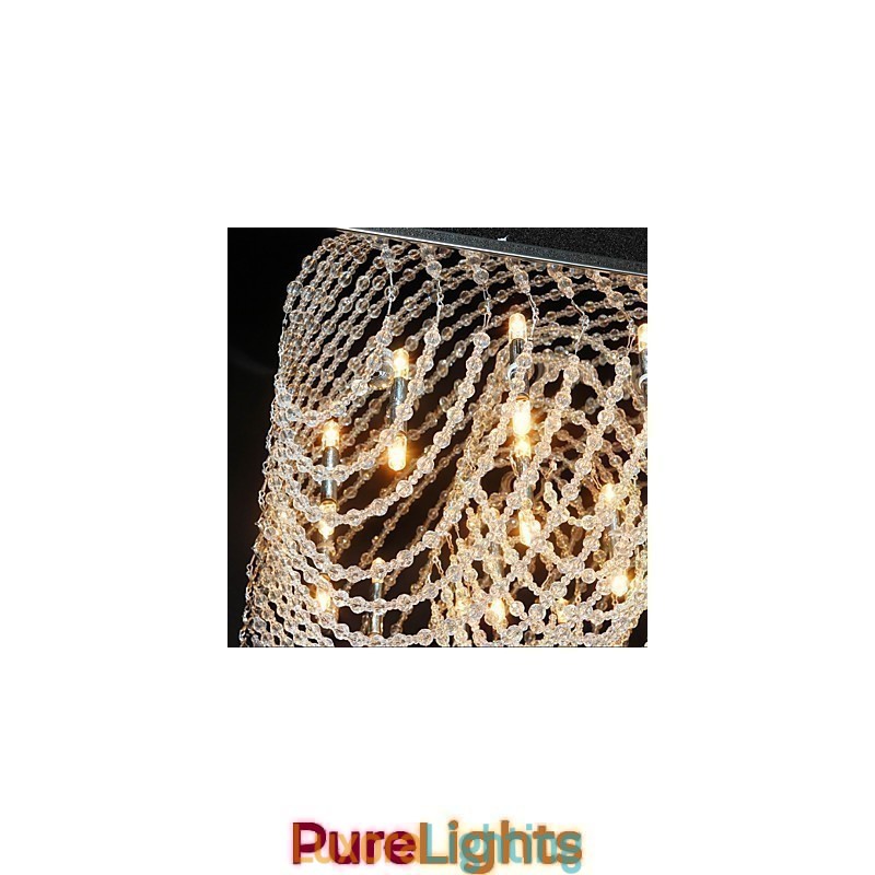 Designer Touch Decorative Traditional Classic Crystal Chrome Metal Chandelier