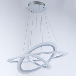 Designer Touch Decorative 3 Ring DIY Shape Acrylic Pendant Light Ceiling Lamps Chandelier Lighting