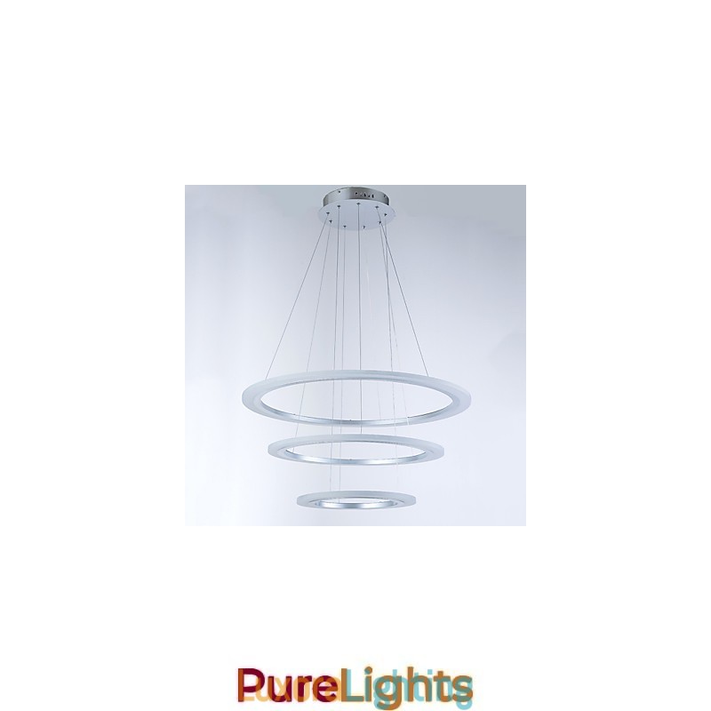 Designer Touch Decorative 3 Ring DIY Shape Acrylic Pendant Light Ceiling Lamps Chandelier Lighting