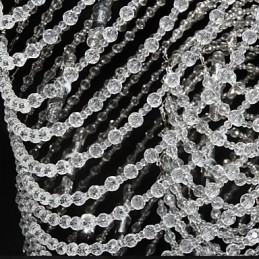 Designer Touch Decorative Traditional Classic Crystal Chrome Metal Chandelier