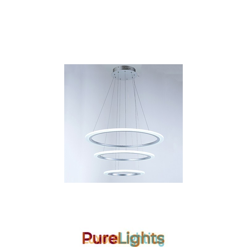 Designer Touch Decorative 3 Ring DIY Shape Acrylic Pendant Light Ceiling Lamps Chandelier Lighting