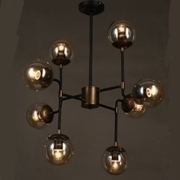 Designer Touch Decorative Art glass Ball Round Beanstalk Chandelier