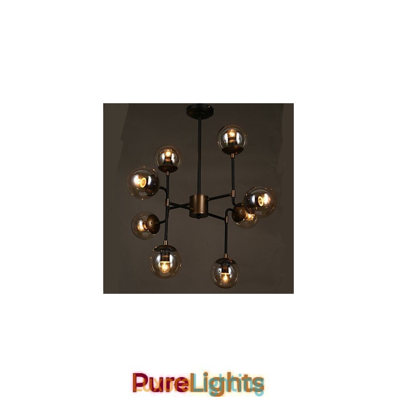 Designer Touch Decorative Art glass Ball Round Beanstalk Chandelier