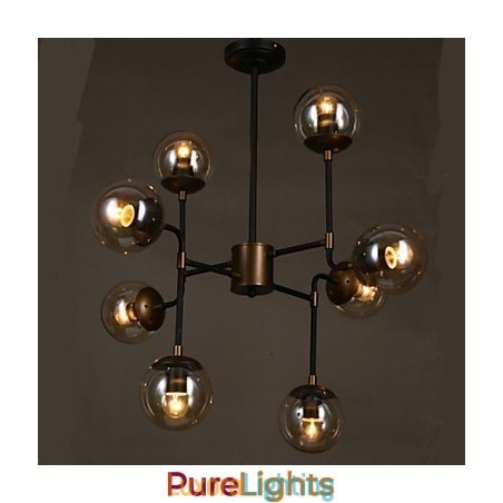 Designer Touch Decorative Art glass Ball Round Beanstalk Chandelier