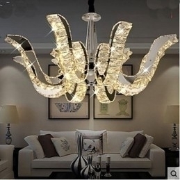 Designer Touch Decorative Crystal Lamp Modern Luxury Candle Crystal Pendant Lamp
