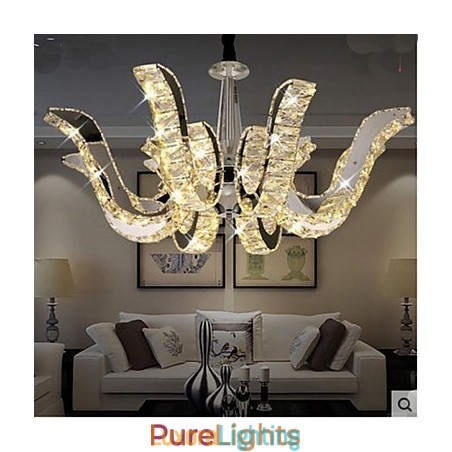 Designer Touch Decorative Crystal Lamp Modern Luxury Candle Crystal Pendant Lamp