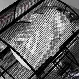 Designer Touch Decorative Ceiling Light Modern Design 2 Lights Black