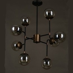 Designer Touch Decorative Art glass Ball Round Beanstalk Chandelier