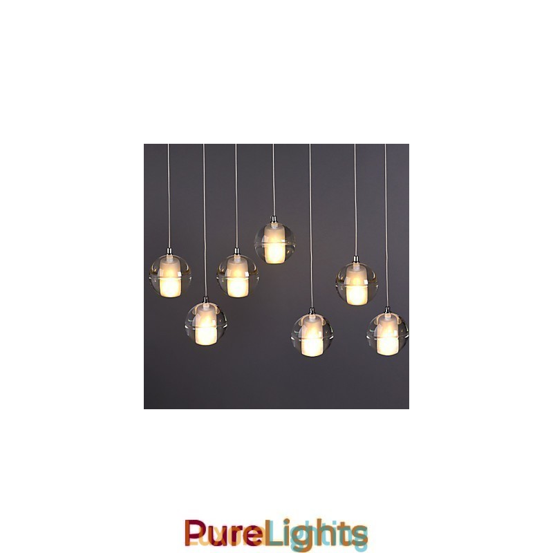 Designer Touch Decorative All Over The Sky Star Bocci Droplight Aurora Borealis Modern Glass Crystal Lamp