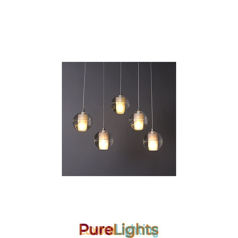 Designer Touch Decorative All Over The Sky Star Bocci Droplight Aurora Borealis Modern Glass Crystal Lamp