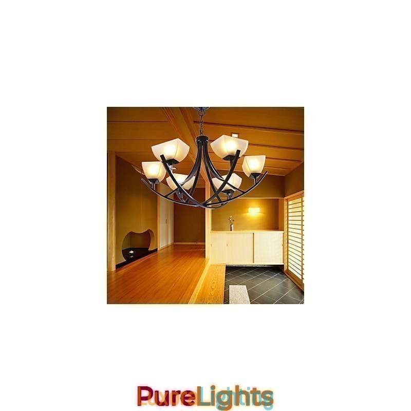 Designer Touch Decorative Antique Inspired Pendant Light with 6 Lights