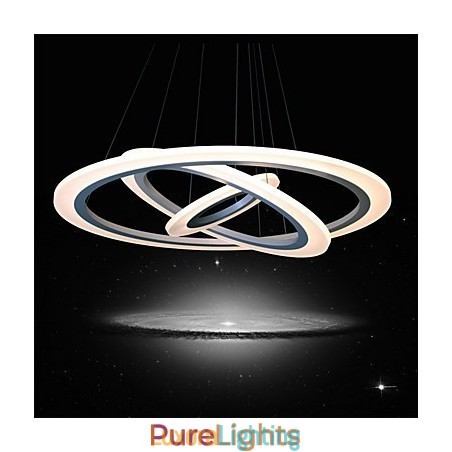 Designer Touch Decorative 75 Watt Modern Contemporary Painting Acrylic Pendant Light