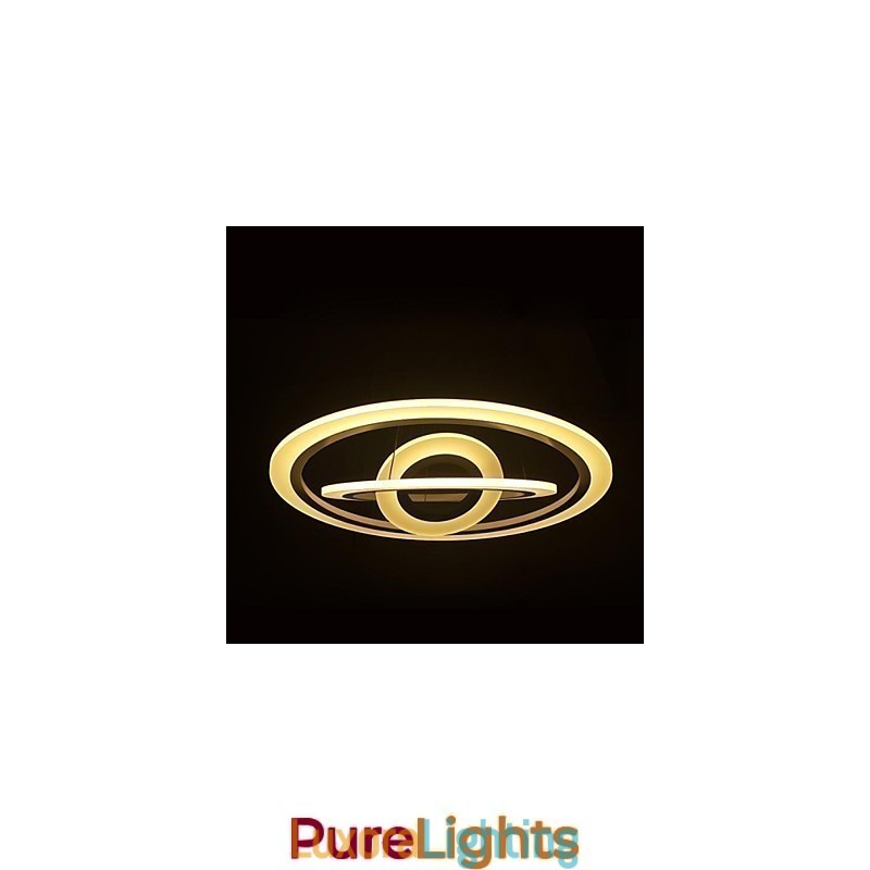 Designer Touch Decorative 75 Watt Modern Contemporary Painting Acrylic Pendant Light